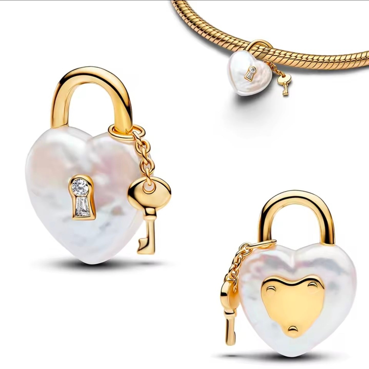 White Gold Heart
