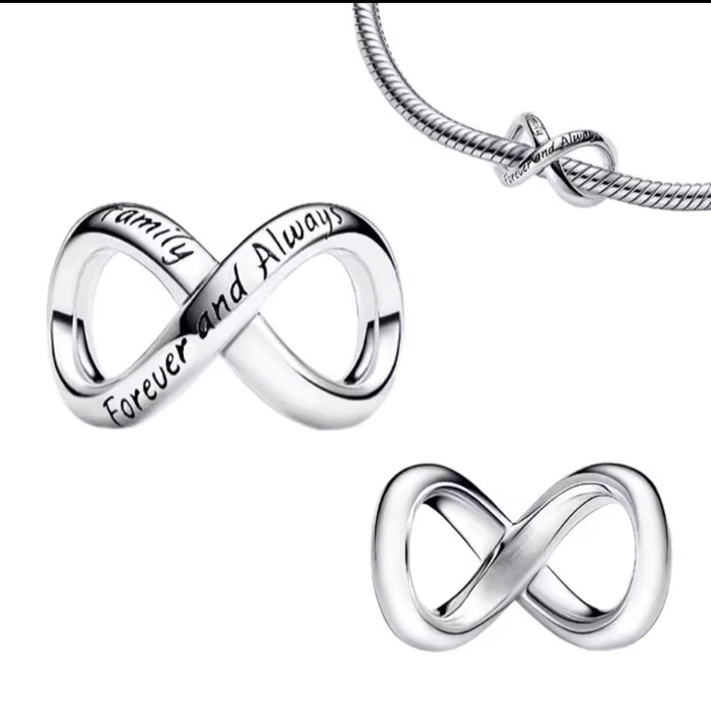 Infinity Symbol Charm