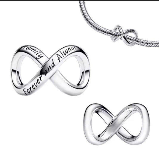 Infinity Symbol Charm