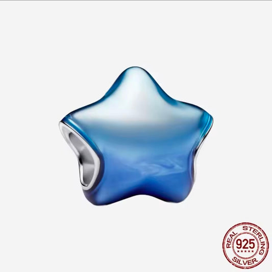 Blue Wish Upon a Star Charm