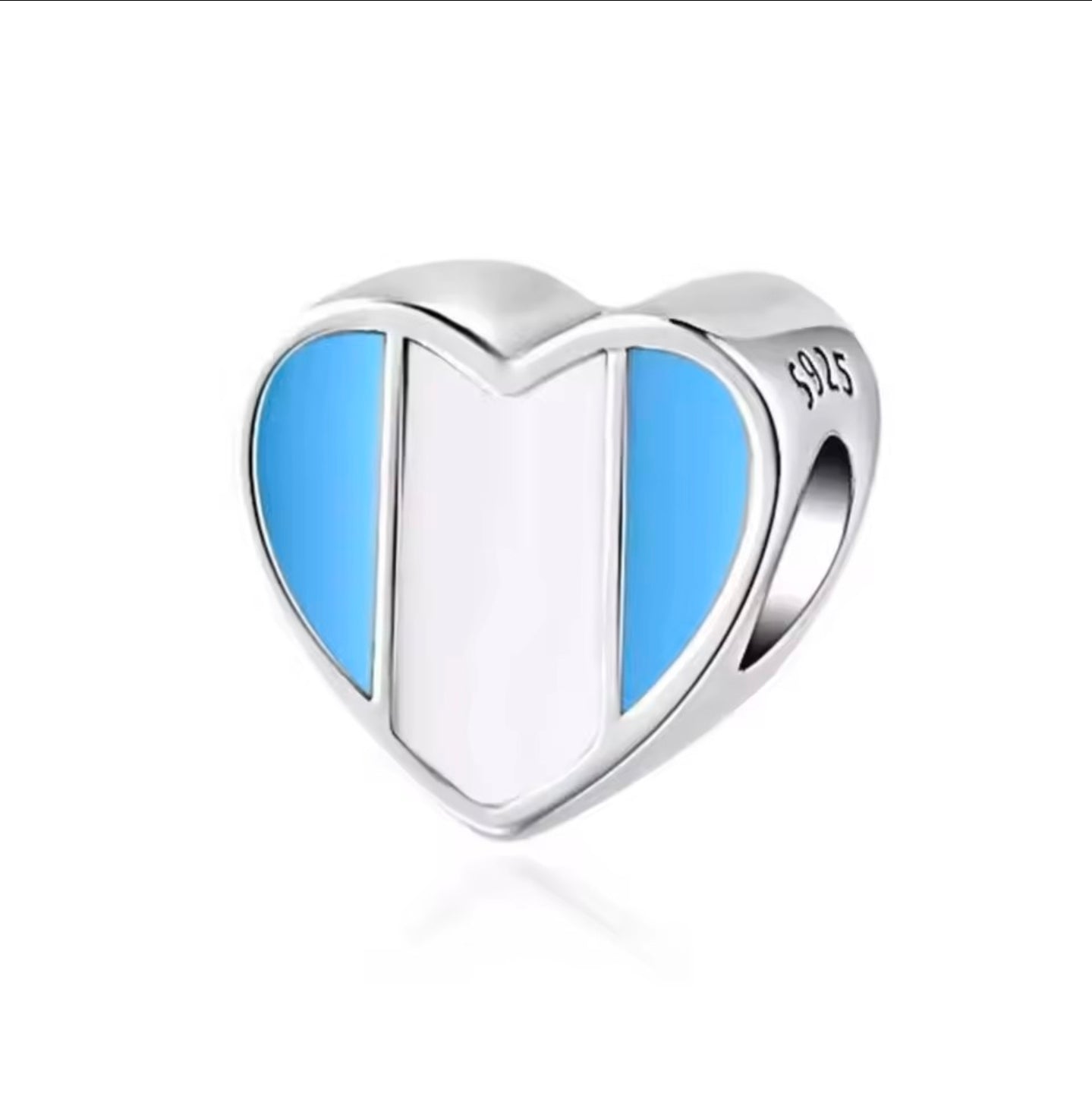 Argentina heart  charm